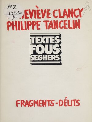 cover image of Fragments--Délits